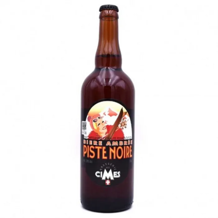 Bière Brown Ale Brasserie des Cimes Piste Noire Ambrée 5.9° – 75cl